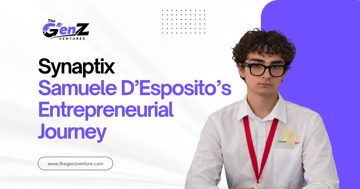 Synaptix , Samuele D’Esposito’s Entrepreneurial Journey